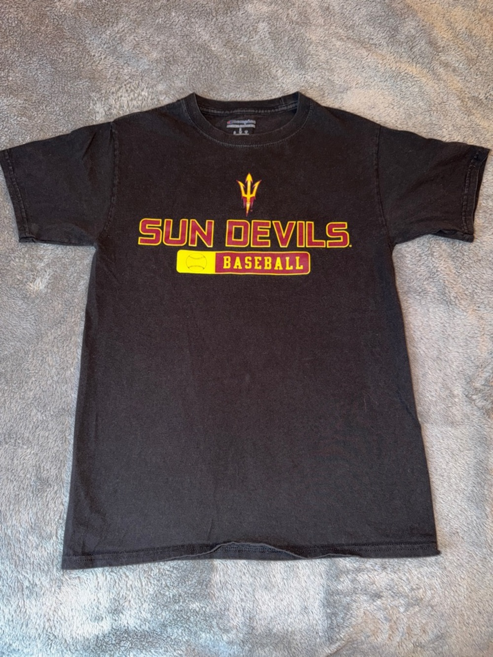 Arizona Sun Devils Baseball Black Graphic Tee